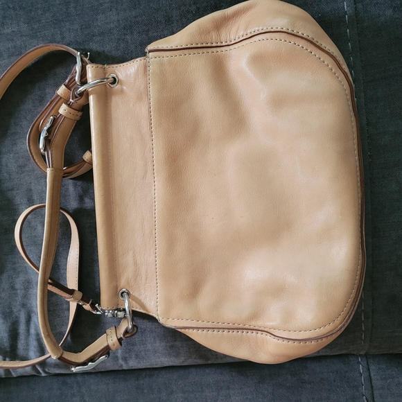 Coach Tan Leather Shoulder Bag - Picture 2 of 4